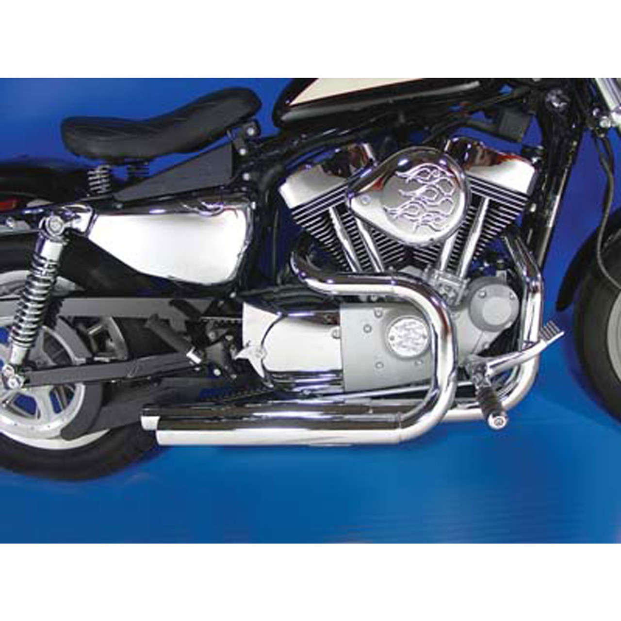 V Twin Side By Side Drag Pipes Exhaust For 04 16 Harley Sportster Get Lowered Cycles V Twin Side By Side Drag Pipes Exhaust For 04 16 Harley Sportster Get Lowered Cycles