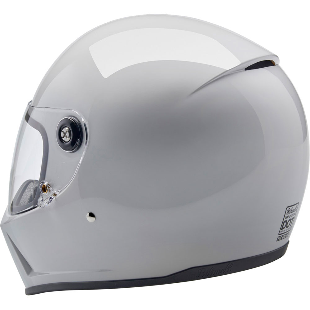 Biltwell Lane Splitter Helmet - Gloss White - Get Lowered Cycles