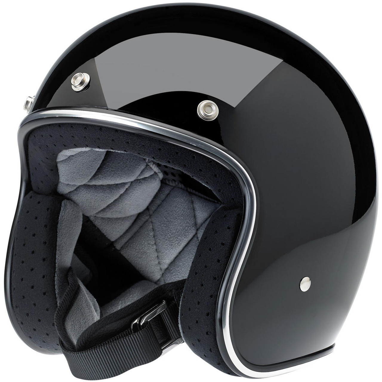 X-Small Gloss White Biltwell Bonanza Helmet 