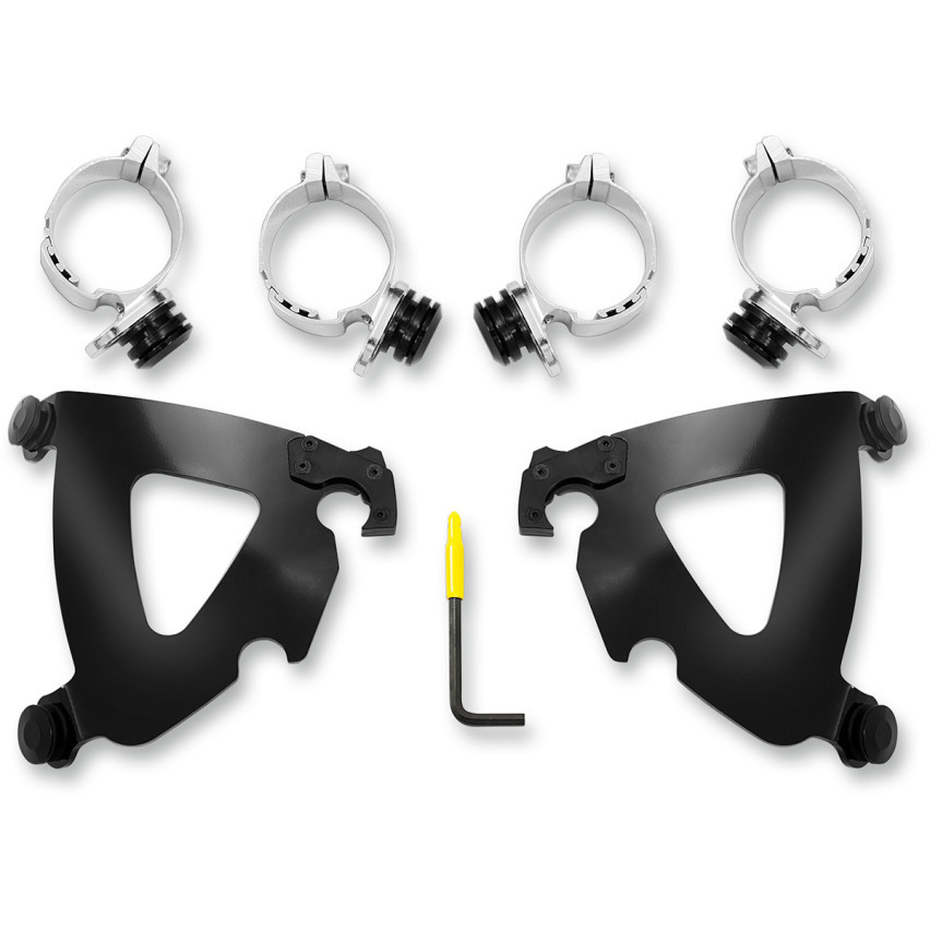 部品取り　Memphis Shades MEK1995 トリガーロック Memphis Shades Trigger-Lock Mount Kit for Harley Dyna w/ Road