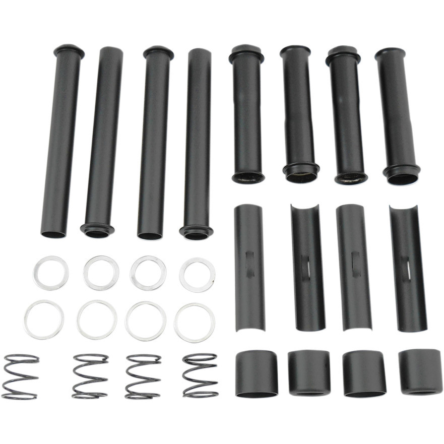 Pushrod Kit Drag Specialties Satin Black Pushrod Tube Kit for Harley - Get Lowered ...