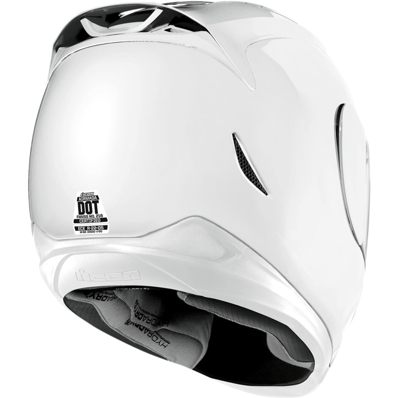 icon airmada helmet white