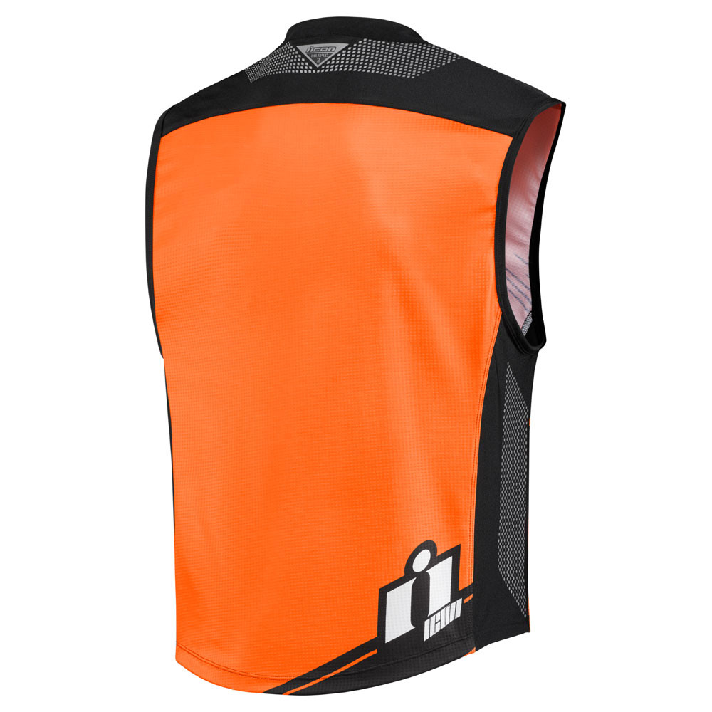Icon Mil-Spec 2 Vest - Hi-Viz Orange - Get Lowered Cycles