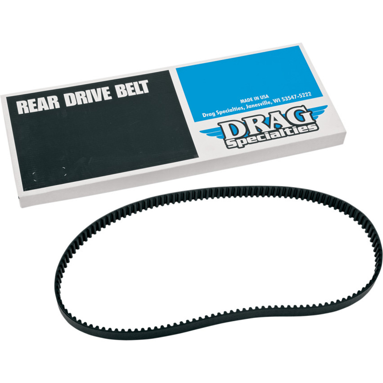 Drag Specialties 24mm Rear Drive Belt 140 Tooth for Harley - Repl. OEM  #40024-09A