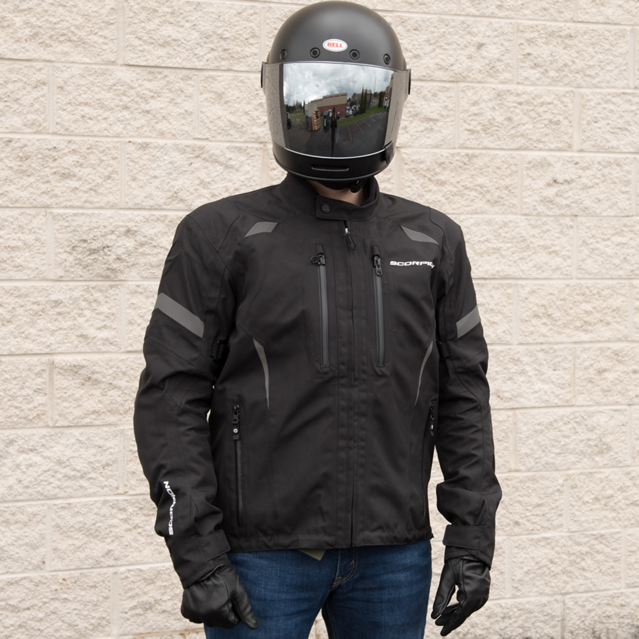 Scorpion Optima Black Motorcycle Jacket - Get Lowered Cycles