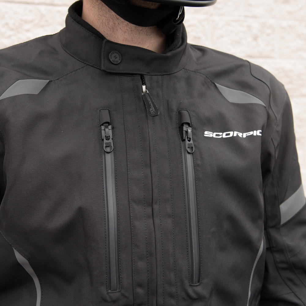 Scorpion Optima Black Motorcycle Jacket 