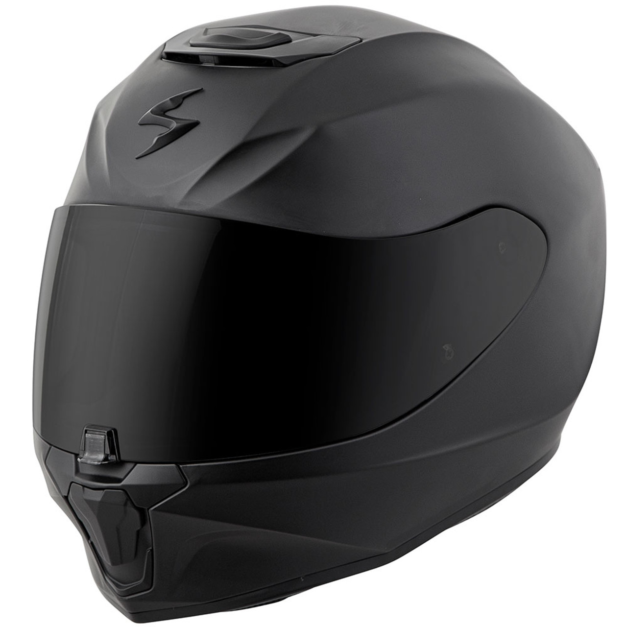 Scorpion EXOR420 Solid Motorcycle Helmet Matte Black Get Lowered