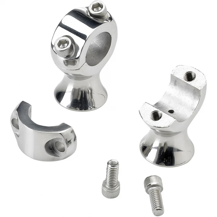 Biltwell Riser Biltwell Slimline Risers - Polished - SR-125-SS-PS - Get Lowered Cycles
