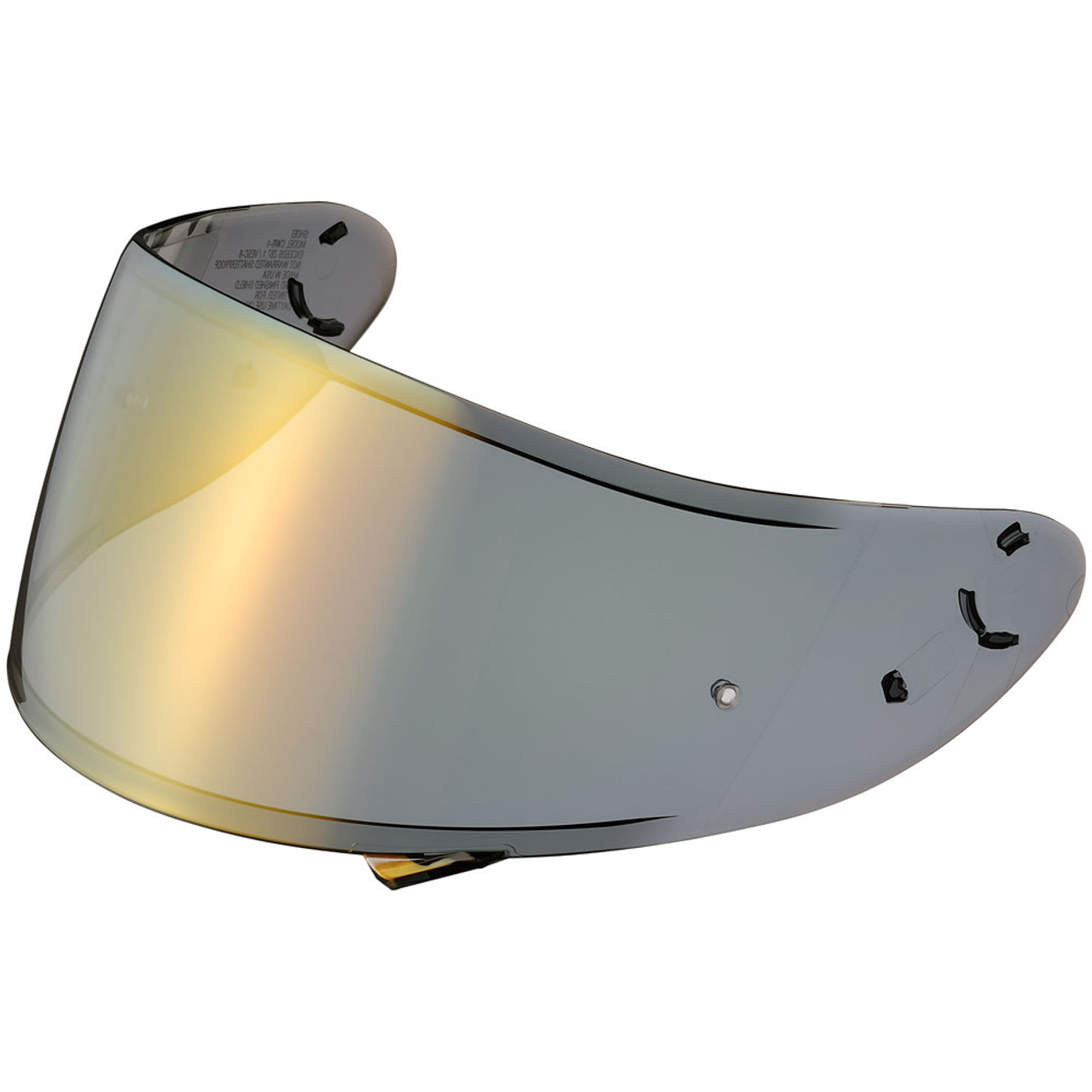 Shoei CWR-1 Pinlock-Ready Spectra Gold Face Shield - Get Lowered Cycles