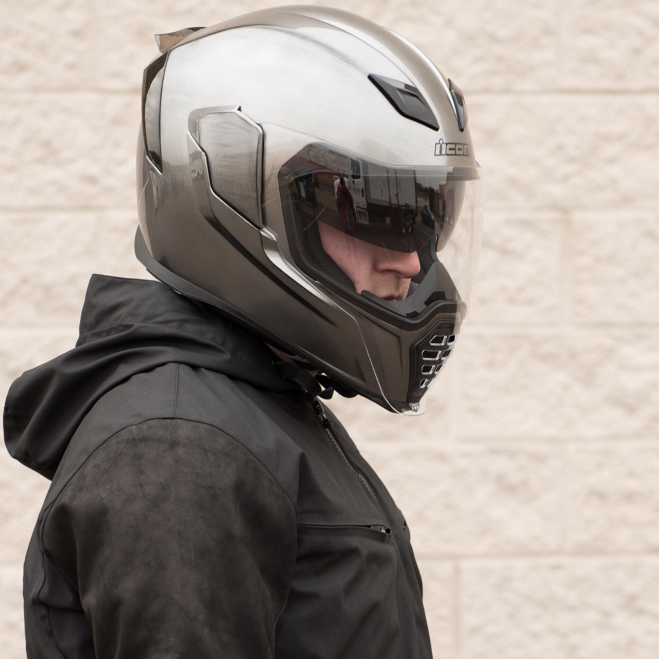 ICON/アイコン Airflit Helmet Quicksilver 2XL アイコン 在庫限り超 ...