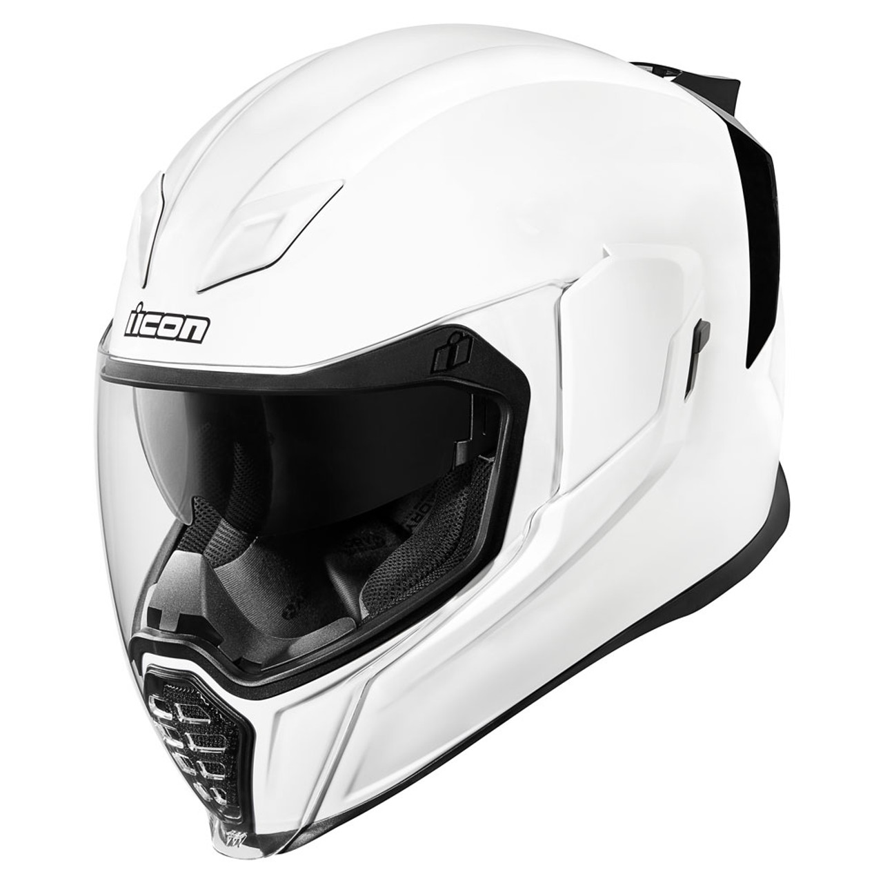 Icon Airflite Helmet - Gloss White - Get Lowered Cycles