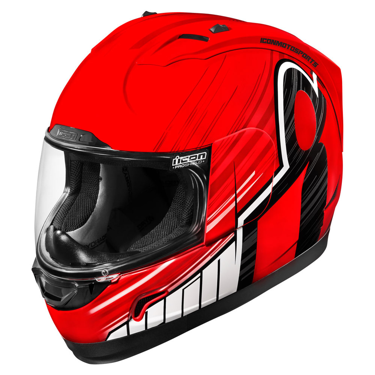 Icon Alliance Overlord Motorcycle Helmet - Red - Get Lowered Cycles