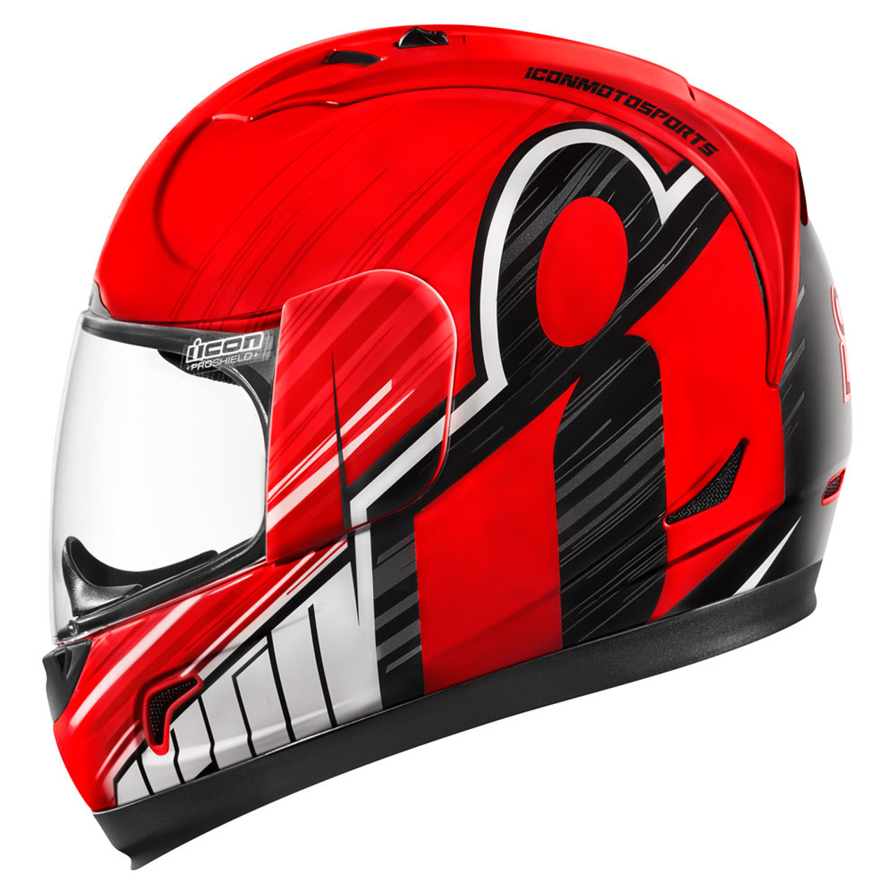 Icon Alliance Overlord Motorcycle Helmet - Red - Get Lowered Cycles