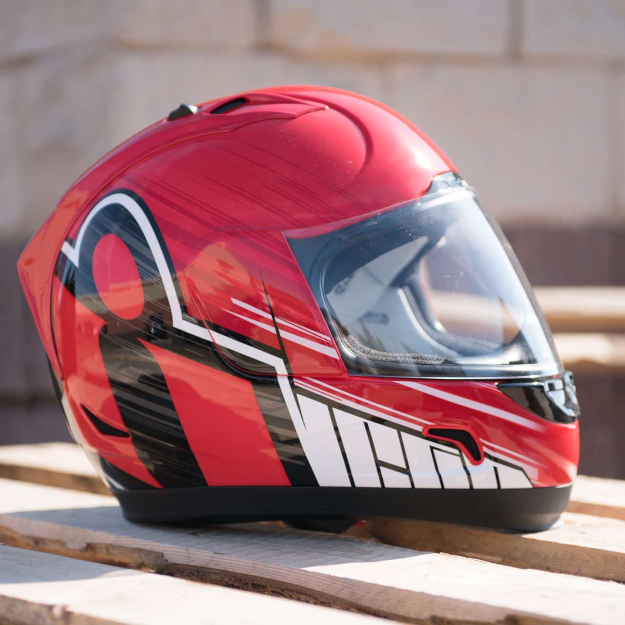 Icon Alliance Overlord Motorcycle Helmet - Red - Get Lowered Cycles