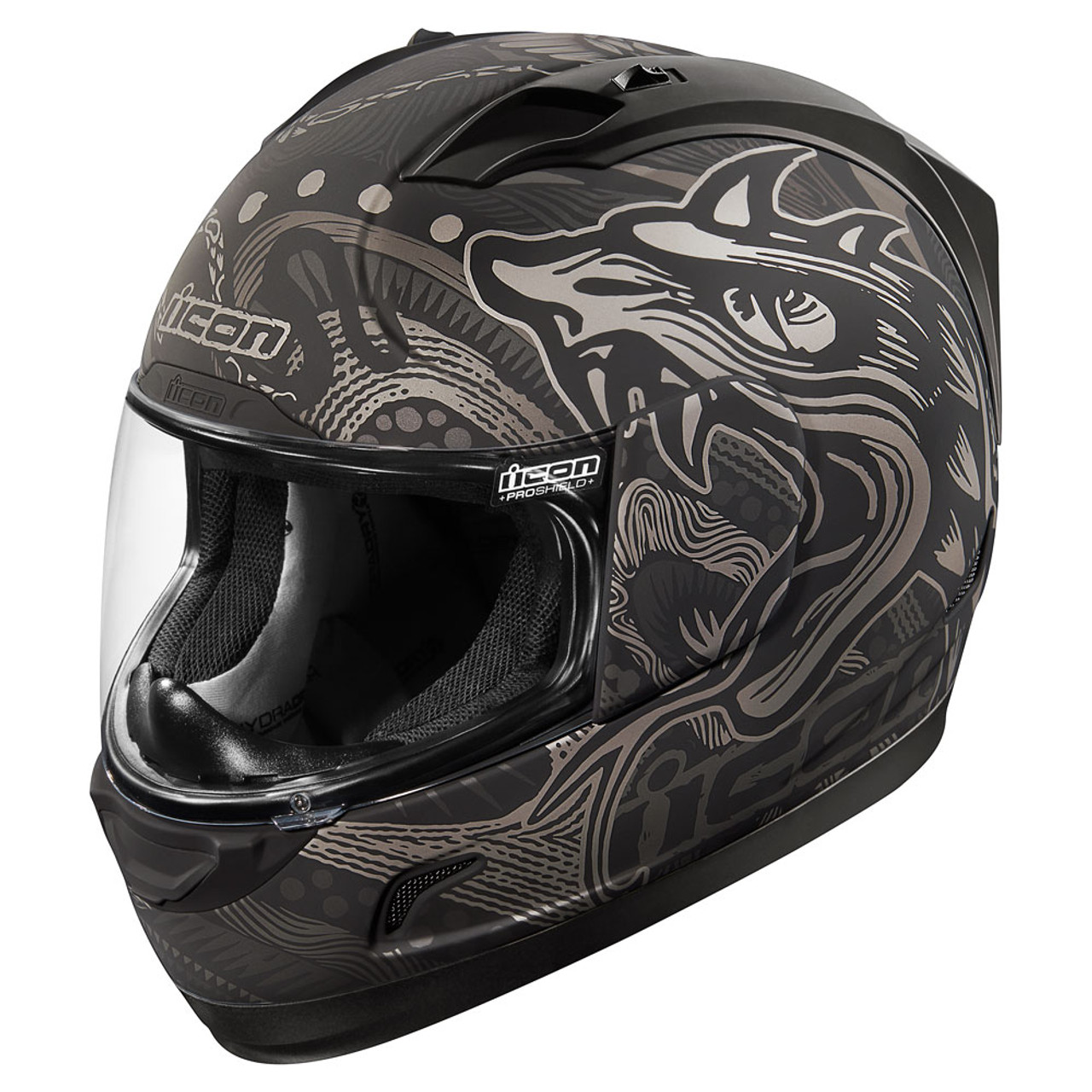 Icon Alliance Black Oro Boros Helmet