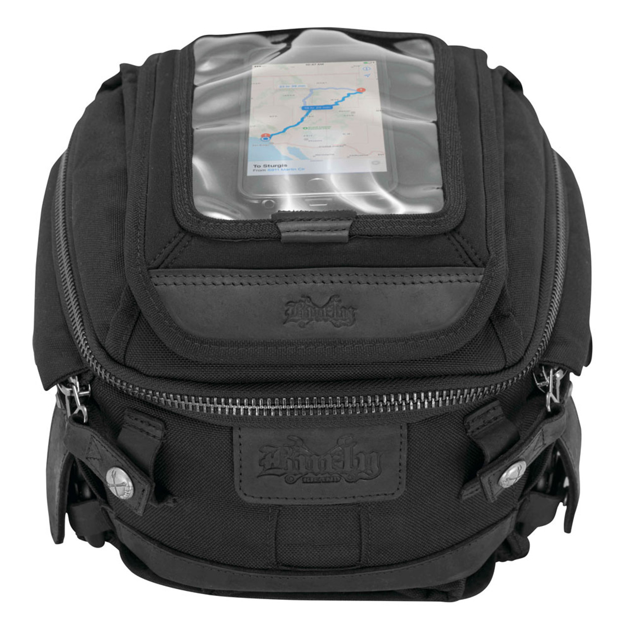 Burly Brand B15-1011D Map Pocket for Tail/Tank Bag 