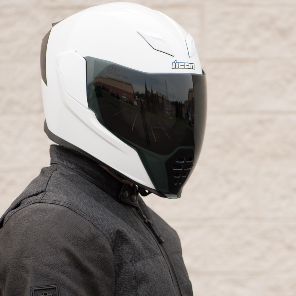 Icon Airflite Dark Smoke Motorcycle Face Shield 01300778 Get