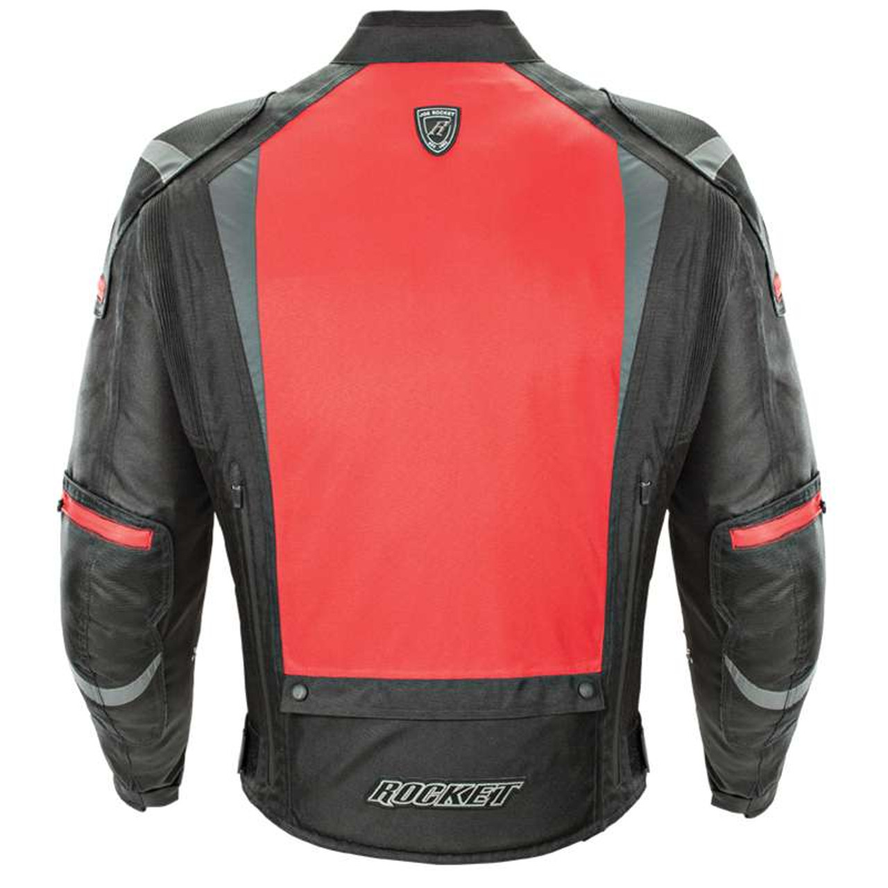 Joe Rocket Atomic 5.0 Black/Red Textile Motorcycle Jacket - 1651