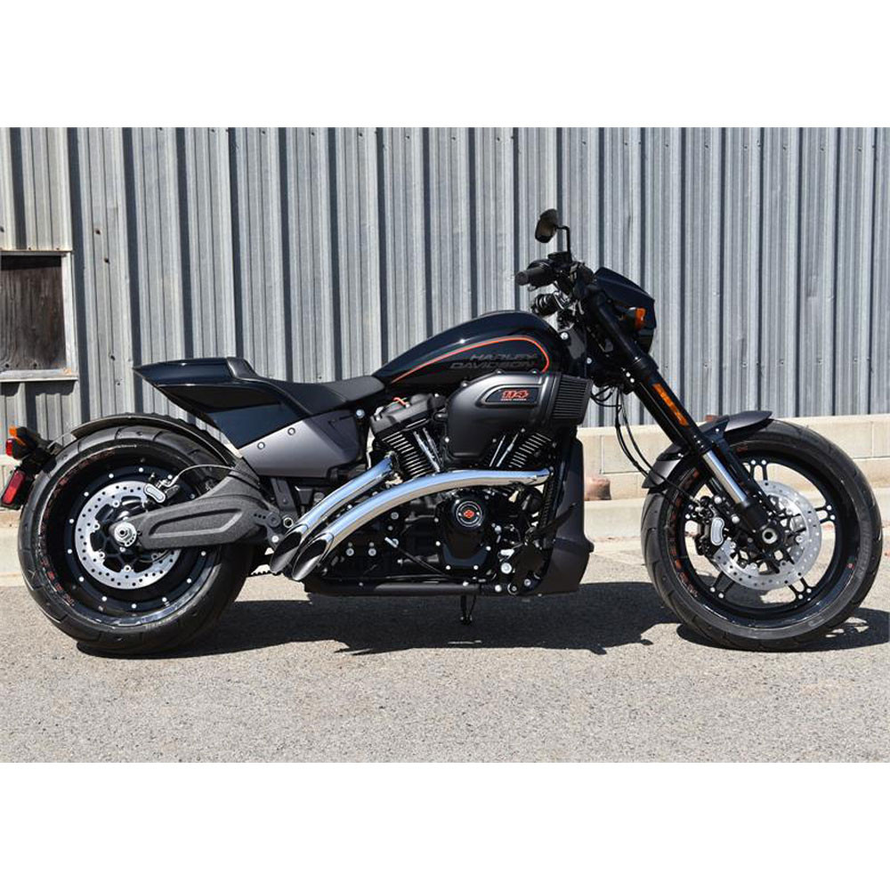 Bassani Sweeper Radius Exhaust for 2018-2023 Harley Softails