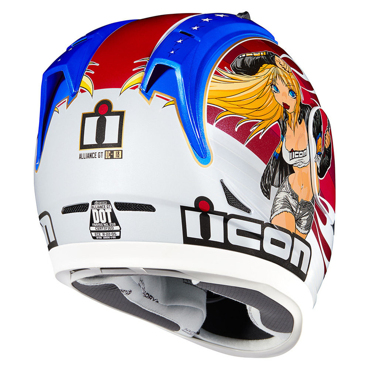 Icon Alliance GT DC18 Glory Helmet - Get Lowered Cycles