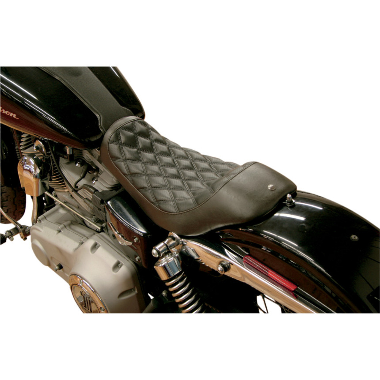 Roland Sands Design Boss ソロシート Roland Sands Boss Solo Seat for 2006-2017 Harley Dyna