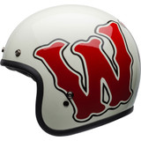 Bell Custom 500 RSD WFO Gloss White/Red Helmet