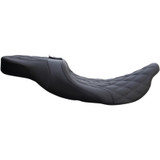 Danny Gray Airhawk Weekday 2-Up XL Seat with Backrest Slot for 2008-2023 Harley Touring