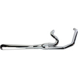 Bassani Road Rage Exhaust Long Megaphone for 1991-2005 Harley Dyna - Chrome