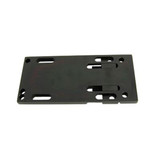 V-Twin Black Adjustable Transmission Mounting Plate for 1936-1984 Harley