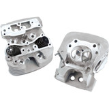 S&S Super Stock 79cc Cylinder Heads for 2006-2017 Harley Twin Cam - Silver