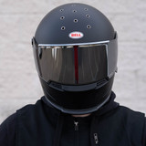 Bell Eliminator Face Shield - Silver Iridium