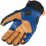 Icon Hypersport Short Gloves - Blue