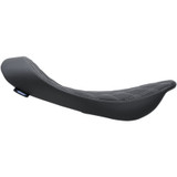 Drag Specialties Low Profile Solo Seat for 1997-2007 Harley FLHR/FLHX - Double Diamond Silver