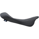 Drag Specialties Low-Profile Solo Seat for 2008-2023 Harley Touring - Double Diamond Black