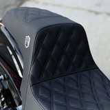 San Diego Customs Pro Series Performance Gripper Seat for 2006-2017 Harley Dyna - Black