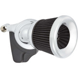 Arlen Ness Velocity 65°​ Air Cleaner Kit for 2000-2017 Harley Twin Cam Dual Cable - Chrome