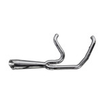 Two Brothers Racing Turnout Shorty 2-1 Exhaust for 2017-2023 Harley Touring - Polished