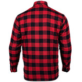 Cortech Bender Armored Moto Flannel Shirt - Red Tide