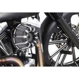 Arlen Ness 10-Gauge Inverted Air Cleaner for 2017-2022 Harley M8 - Black