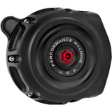 Performance Machine Vintage Air Cleaner for 2017-2023 Harley M8 - Black Ops