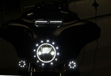 Custom Dynamics LED Lights for Fairing Vent Trim on 2014-2020 Harley Touring - White DRL