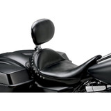 LePera Monterey Solo Seat w/ Backrest for 2008-2023 Harley Touring - Smooth