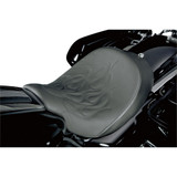 Danny Gray Speedcradle Solo Seat for 2008-2023 Harley Touring - Flame Stitch