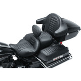 Mustang Touring Seat Driver Backrest for 2008-2021 Harley Touring - Tuck N Roll