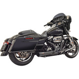 Bassani Short Road Rage 2-1 Exhaust System for 2017-2024 Harley Touring - Black