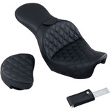 Saddlemen Explorer LS Seat with Driver Backrest for 2006-2017 Harley Dyna