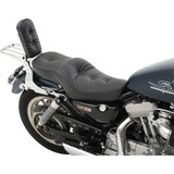 Drag Specialties Low-Profile Touring Seat for 1986-2003 Harley Sportster - Pillow Style