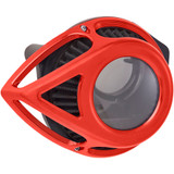 Arlen Ness Clear Tear Series Air Cleaner for 2017-2022 Harley M8 - Red