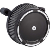 Arlen Ness Big Sucker Air Cleaner Kit w/ Synthetic Filter for 2008-2017 Harley FLHTI/ FLHRI - Slot Track Black