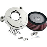 Arlen Ness Big Sucker Stage 1 Air Cleaner for OE Cover 2008-2013 Harley Touring - Chrome